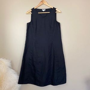 J.Jill love linen black shift dress XS